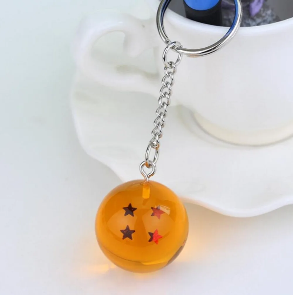 New Dragon Ball Z 7 Stars Balls 2.7cm PVC Figures Toys Keychain Pendant Star Keyring Cartoon Fans For Gifts | Игрушки и хобби