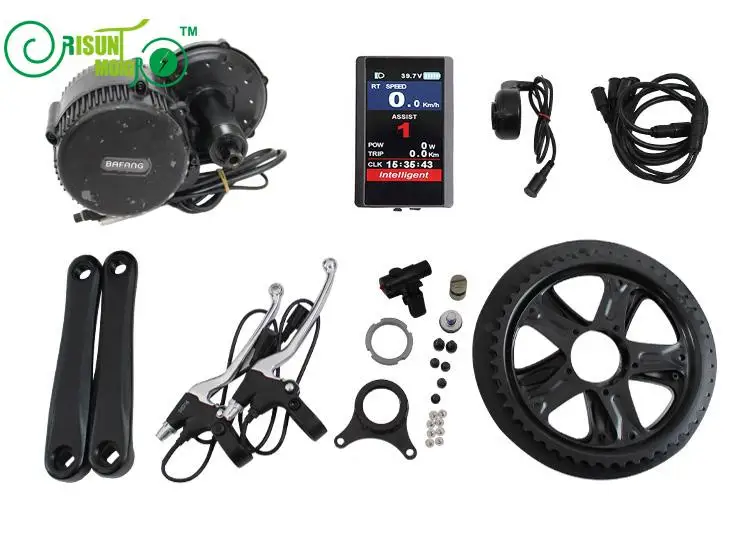 Электрический велосипед 48V 350W 8FUN BAFANG BBS01 середина привода мотор-редуктор ebike с
