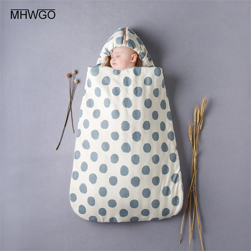 MHWGO спальный конверт для малышей коляска Хлопок Конверт разрядки зимний