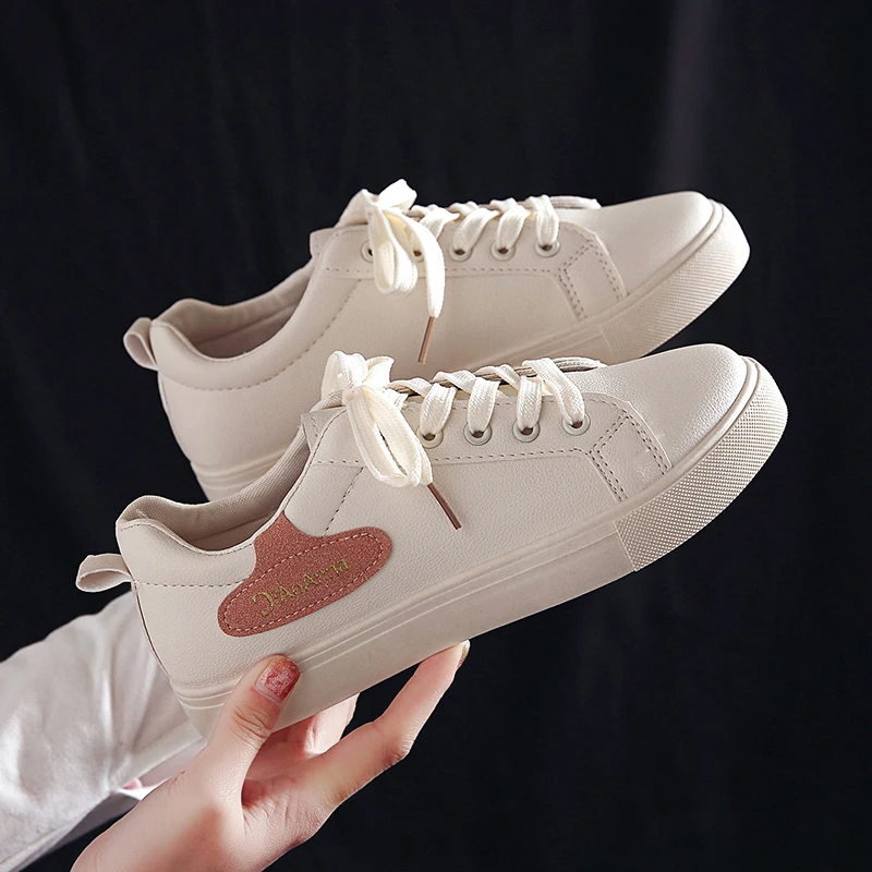 2019 Women Vulcanized Sneakers New Summer Shoes Breathable Flat Casual White Zapatillas Mujer | Обувь
