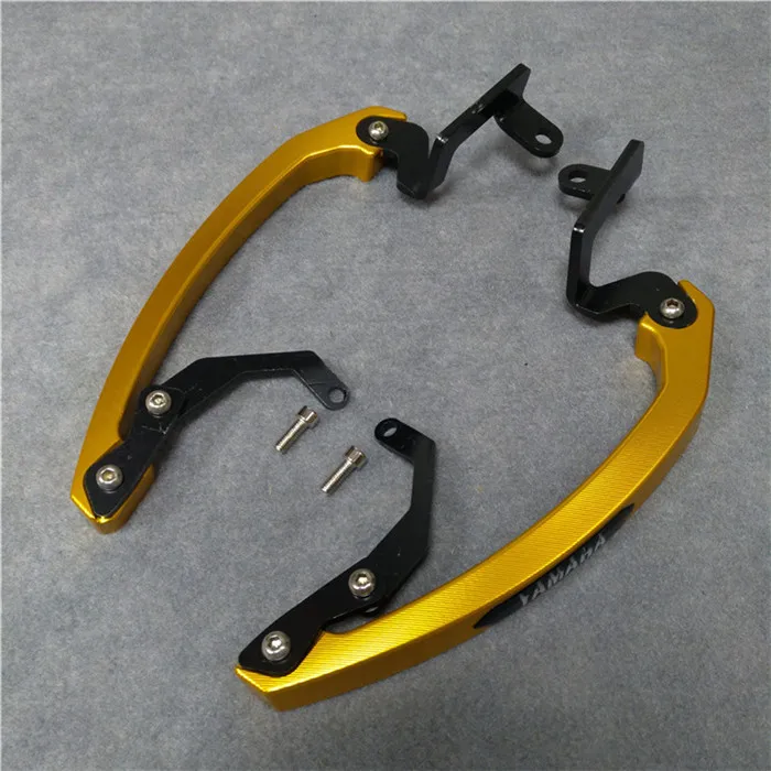 gold have logo MT07 MT 07 поручень баров заднее сиденье Ручка для Yamaha MT-07 FZ07 FZ 07 - Цвет: gold have logo