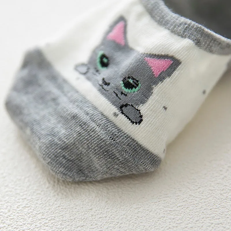 Happy Silicona Harajuku невидимые корейские стильные женские забавные носки Modis хлопковые
