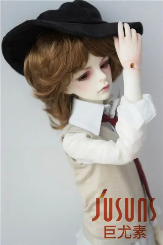 JD075 1/4 BJD парики SD с плавным вырезом кукла парики 7-8 дюймов кукольный парик игрушка кукольный парик аксессуары