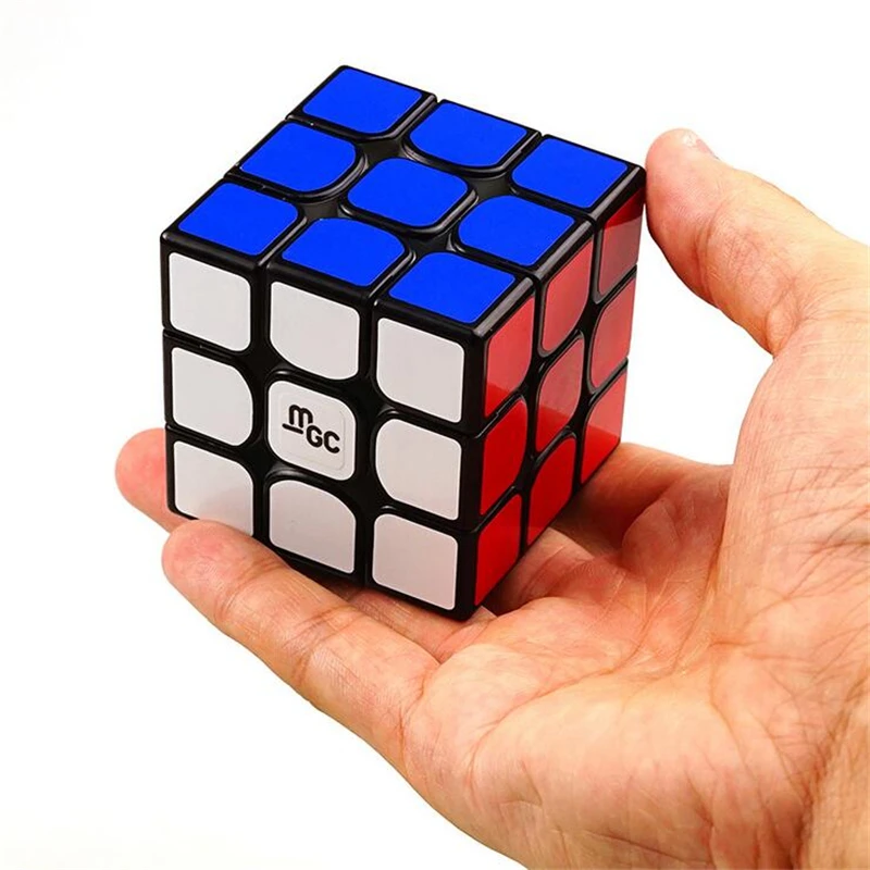 Новый 3X3 Магнитный MGC магический куб для обучения мозгу черный/белый|Головоломки|