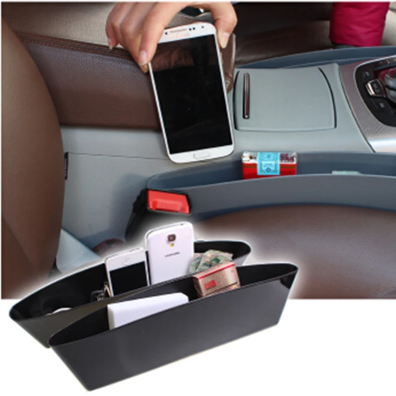 2 шт. автомобильный Стайлинг органайзер сиденье зазор коробка для хранения