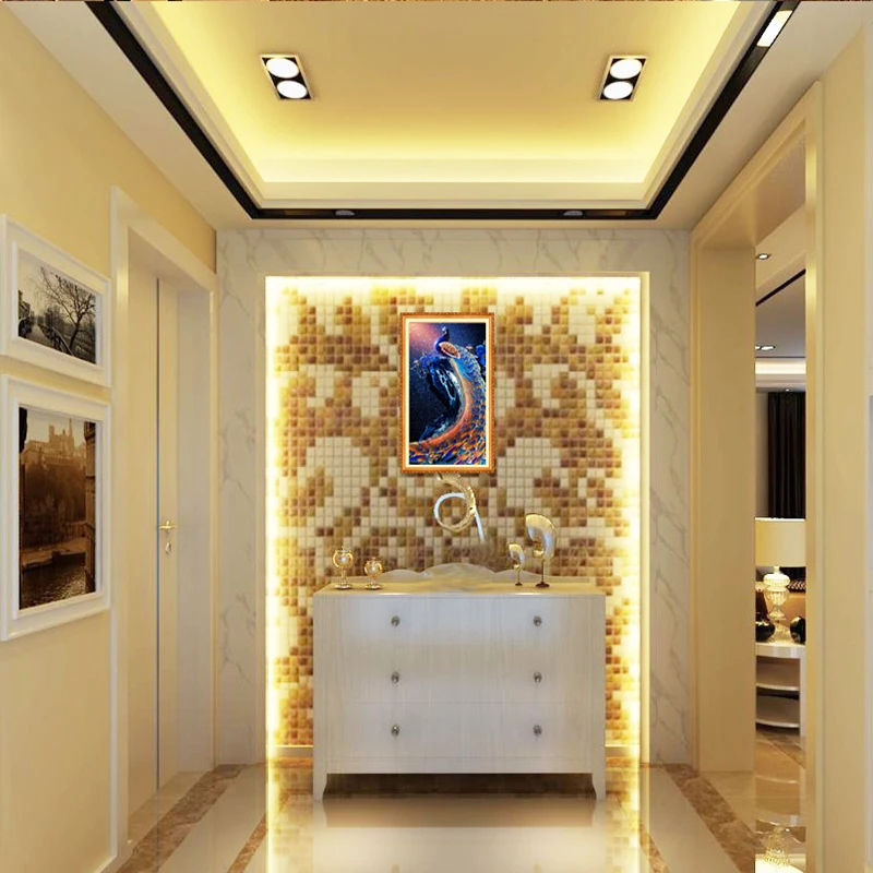 Алмазная живопись набор сделай сам детская игрушка снег волк волки животные