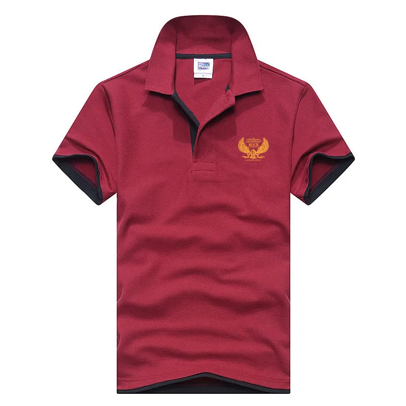Новинка 2018 г. Однотонная летняя хлопковая рубашка pole дышащая футболка с