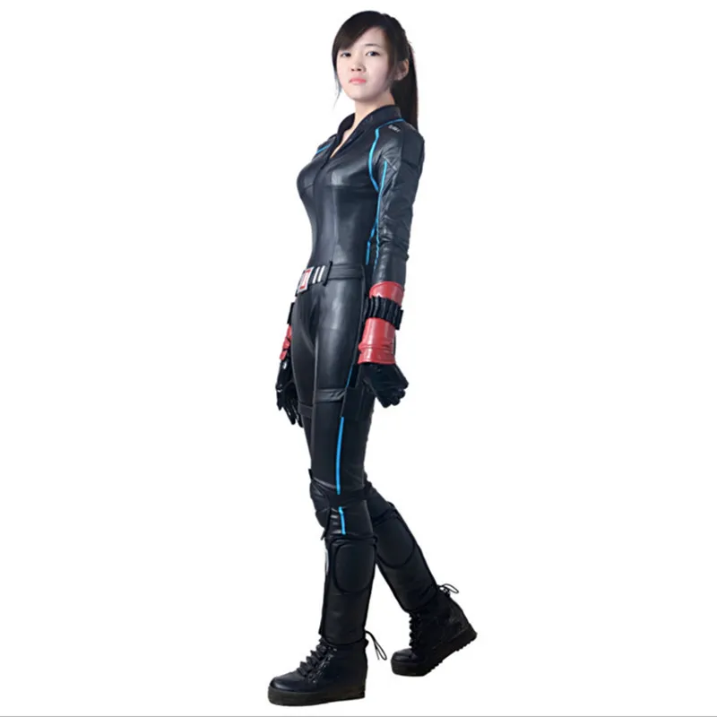2018 Новая Черная Вдова Marvel Comics Женский супергероя Косплэй костюм игра спандекс