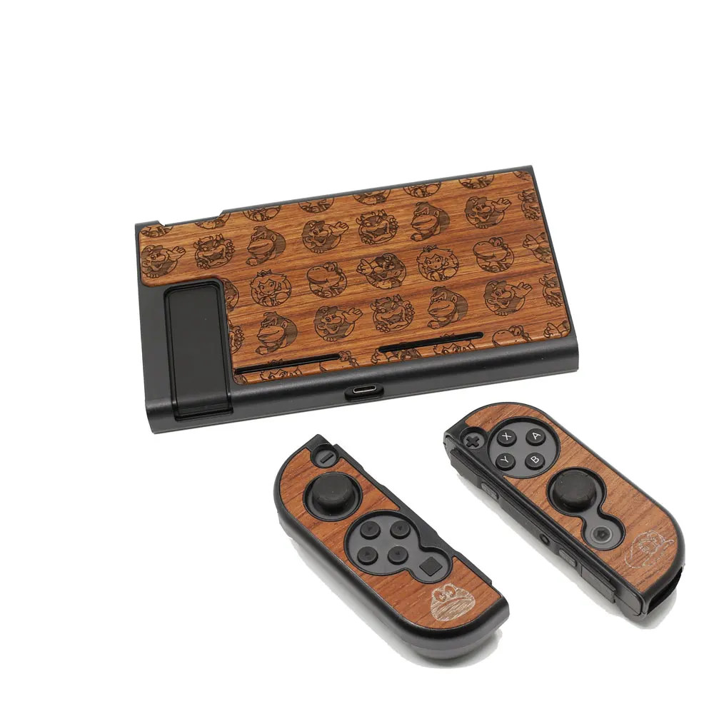 Maro-A-Rose Для консольный переключатель Nintendo Joy-Con контроллер защитный слой от пыли резьба по дереву чехол отделенный корпус оболочка сумка для переноски - Цвет: Maro-A-Rose