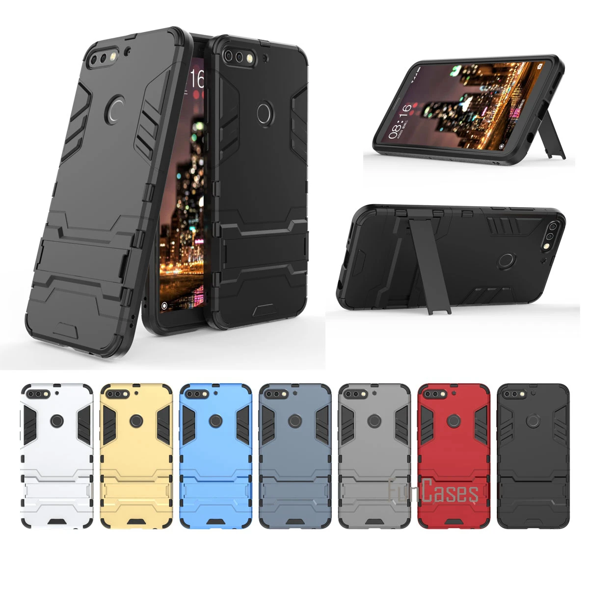 Чехол для телефона huawei Enjoy 7c Coque Armor Drop Sports Series чехол Capa Shell P20 Fundas Rose задняя крышка |