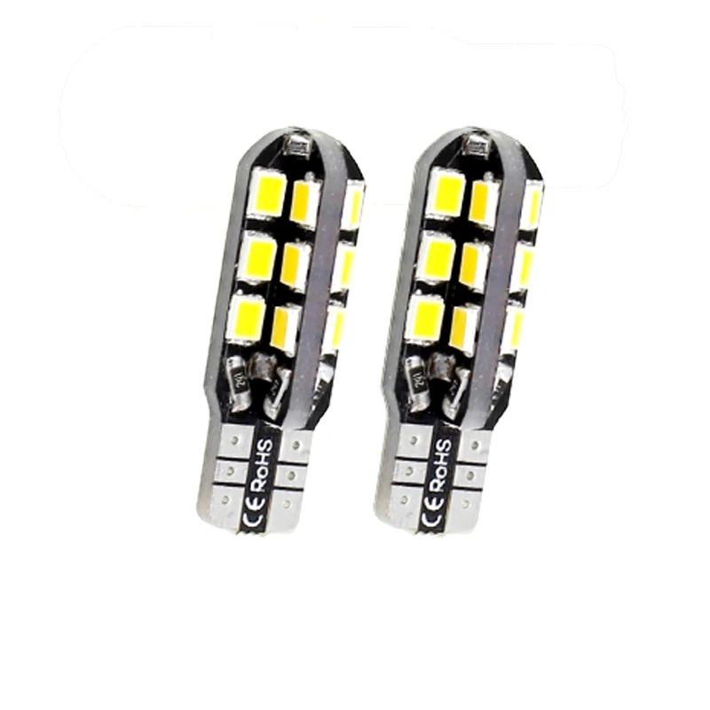 Lcare 2 шт. автомобильные белые/теплые светодиодные лампы 24 SMD 2835 LED PCB T10 W5W 147