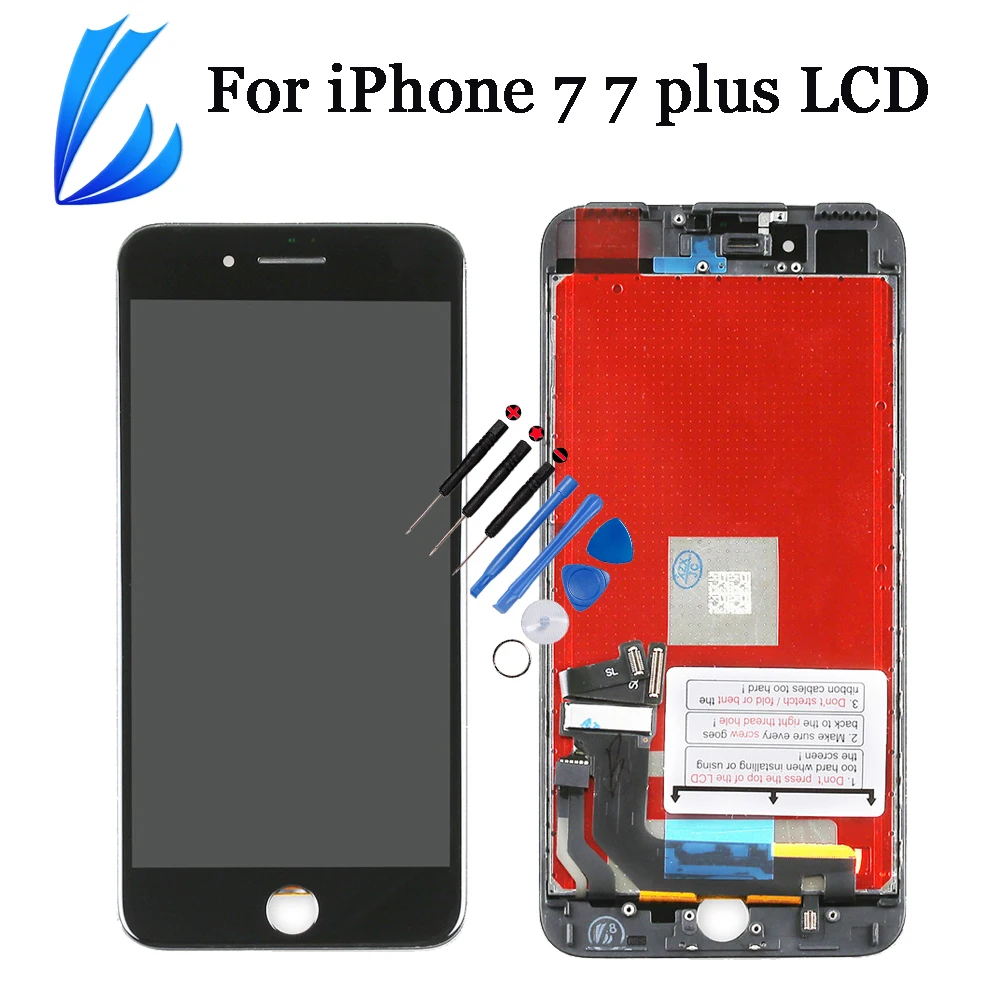 Класс AAA для iPhone 7 Plus сенсорный ЖК-экран P дисплей дигитайзер сборка телефона