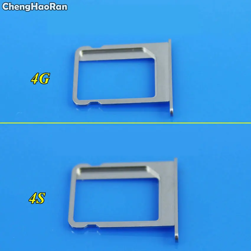 ChengHaoRan 1 шт. лоток для Micro SIM-карты держатель слота Замена Apple iphone 4 4G | Мобильные