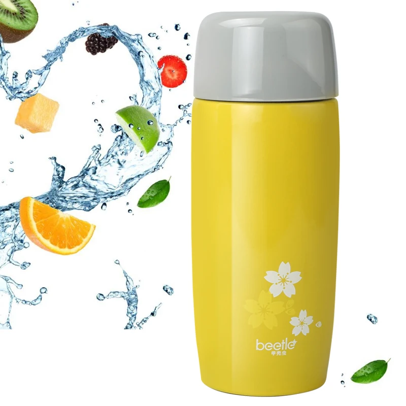 Жук 300ml Mini кружка термос чашка термосы дорожный для кофе изоляции 304