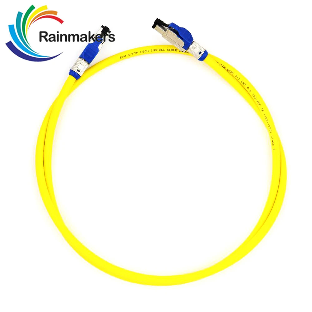 Ethernet Cat8 Network Cable LAN Cord (5 Ft) - Internet 40Gbps 2000Mhz High Speed Supports Cat7/Cat6/Cat5e Standards (Yellow) | Мобильные