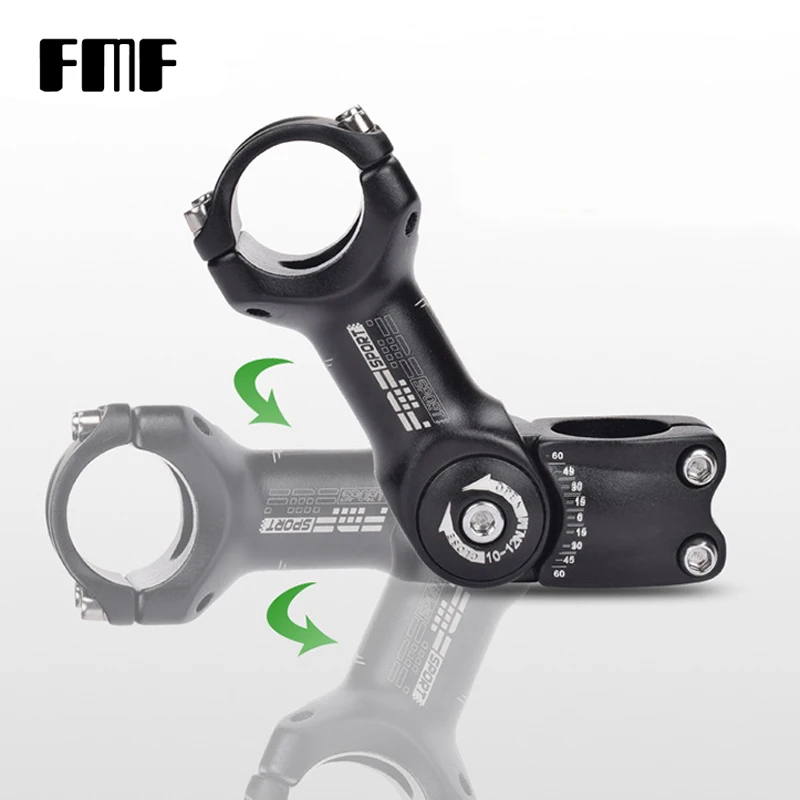 FMF последние Рули велосипеда регулируемый угол MTB дорожный горный велосипед руля алюминиевый сплав 6061 для 31,8 мм/25,4 мм руль