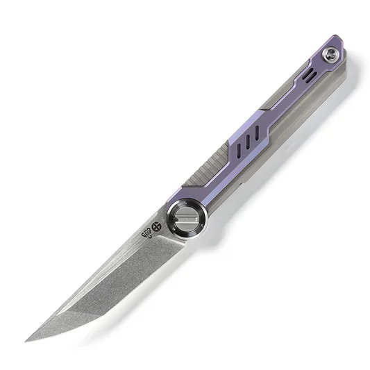 Blue NOC Destiny Тактика Складной нож KVT шарикоподшипник M390 лезвие титановая ручка Кемпинг Охота Открытый выживания Ножи EDC инструменты - Цвет: Blue