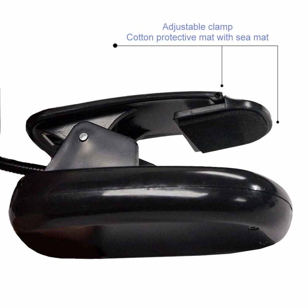 2 LEDs Book Reading Lamp Table USB Charging Light mini Led Portable Clip-On lamp Flexible Easy to Use | Освещение
