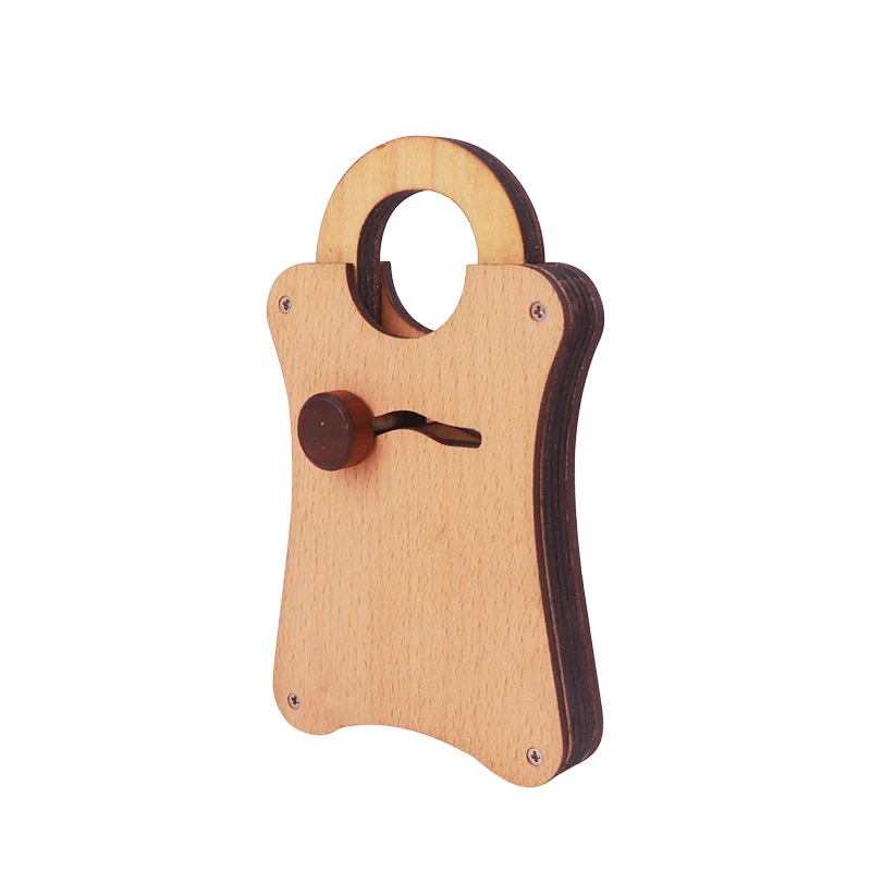 Классический деревянный пазл IQ головоломки для развития интеллекта заусенцев