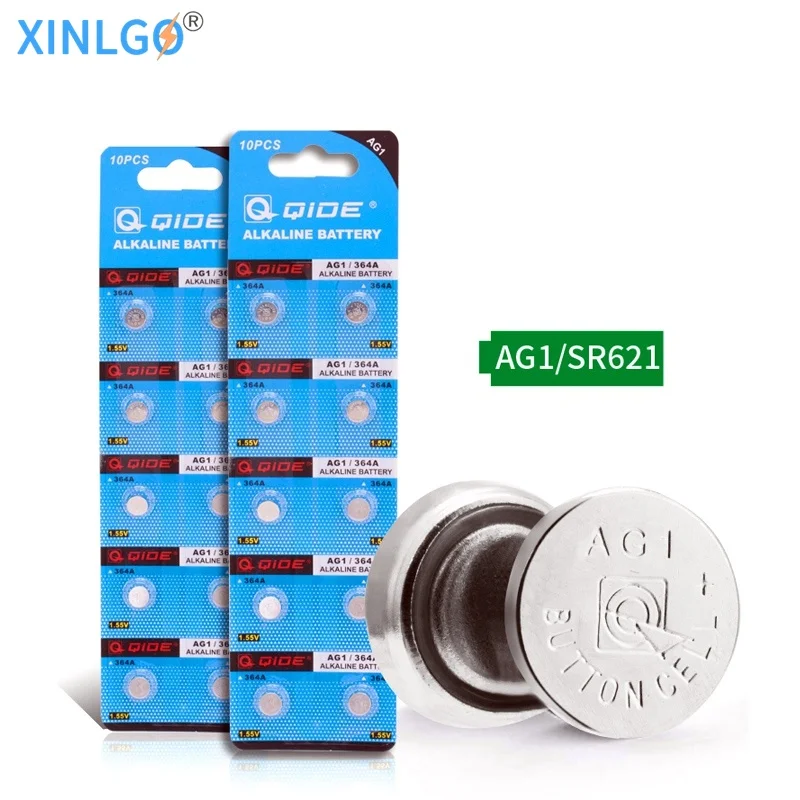 20 шт./лот SR621SW 364 164 363 AG1 1 5 V щелочные батареи кнопка сотового Аккумуляторы для