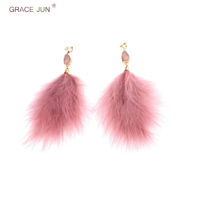 Женские серьги-Клипсы из натурального камня | Украшения и аксессуары