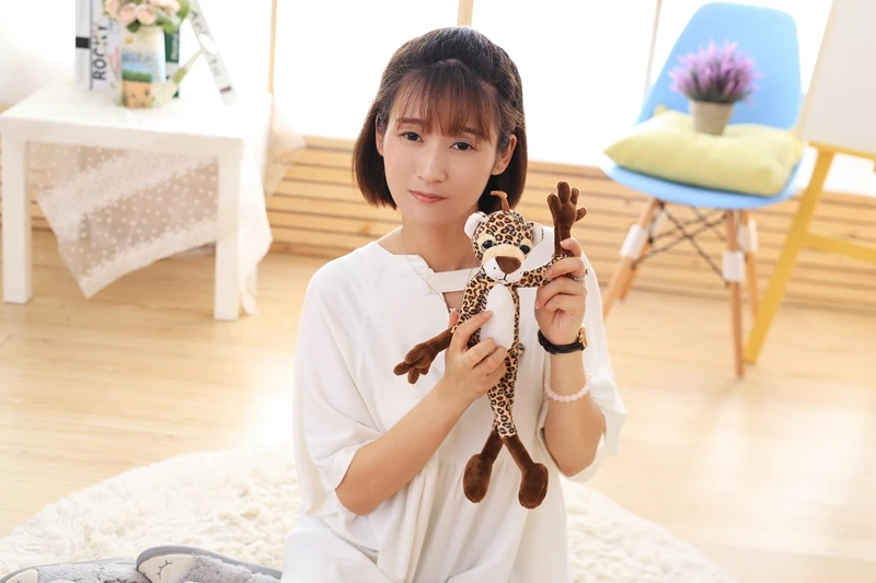 Около 40 см мультфильм леопард мягкая плюшевая игрушка подарок на день рождения