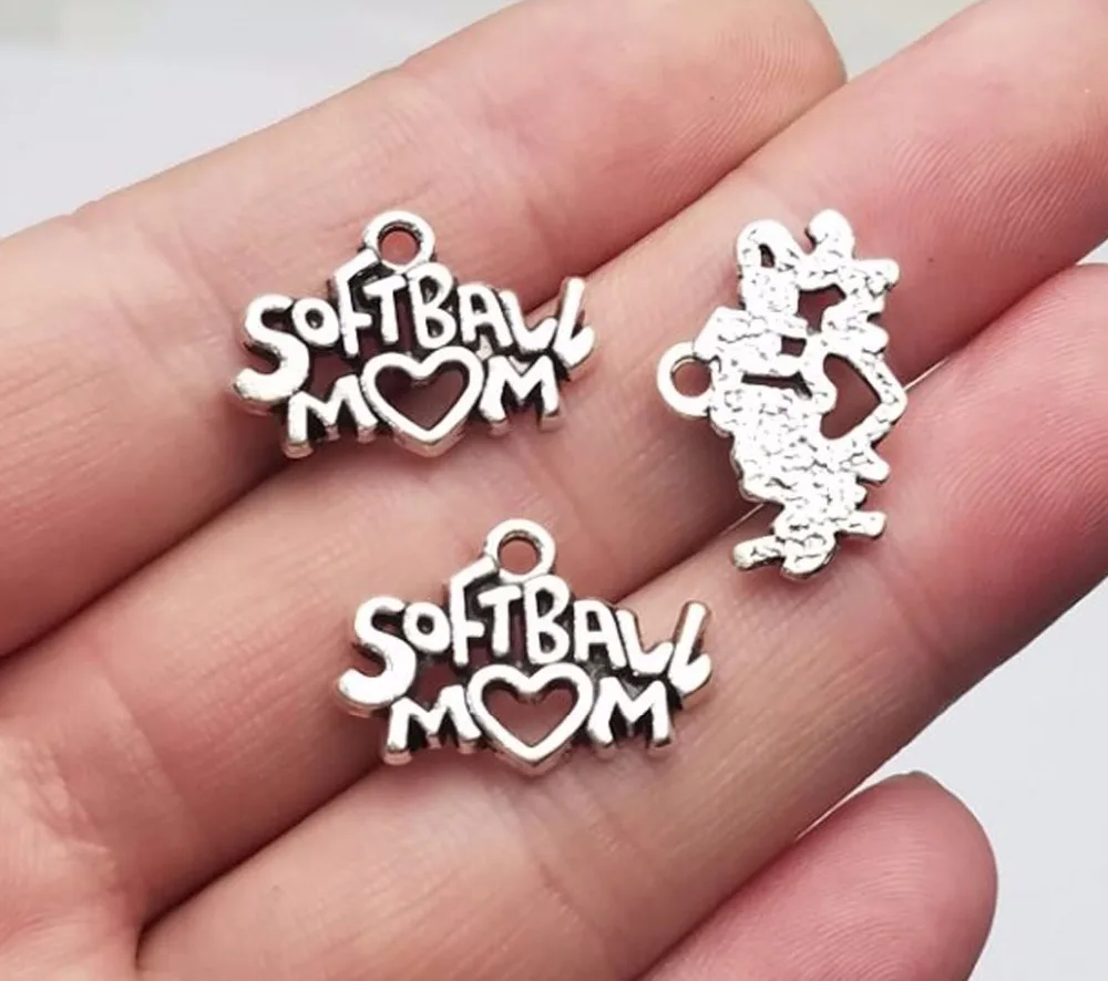 

20 шт./лот-20x13 мм, посеребренные Подвески для мам в античном стиле, товары для рукоделия, аксессуары для ювелирных изделий