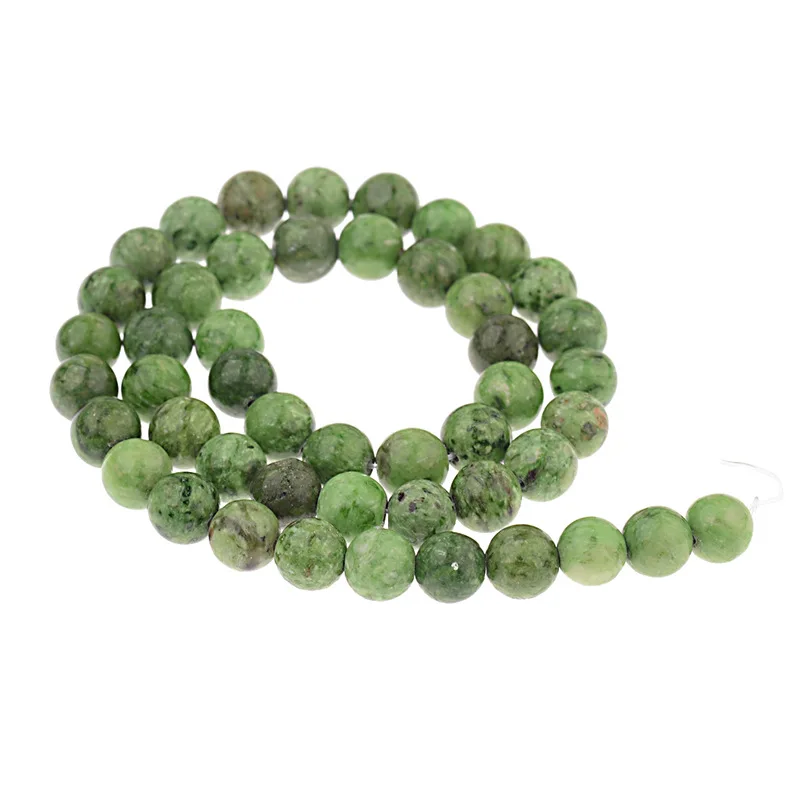green agate OIQUEI 1 Strand 8 мм Красочные Природный камень лавы бисер вулканической породы Круглый Loose Spacer шарики для ювелирных изделий DIY браслет делая - Цвет: green agate