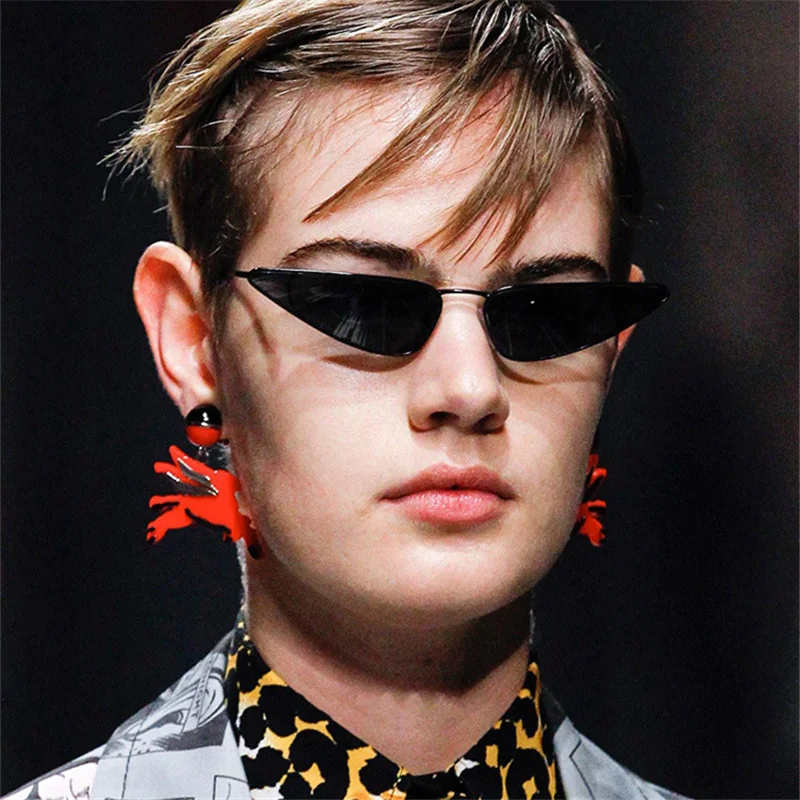 ZXWLYXGX Малый солнцезащитные очки кошачий глаз Для женщин Брендовая Дизайнерская