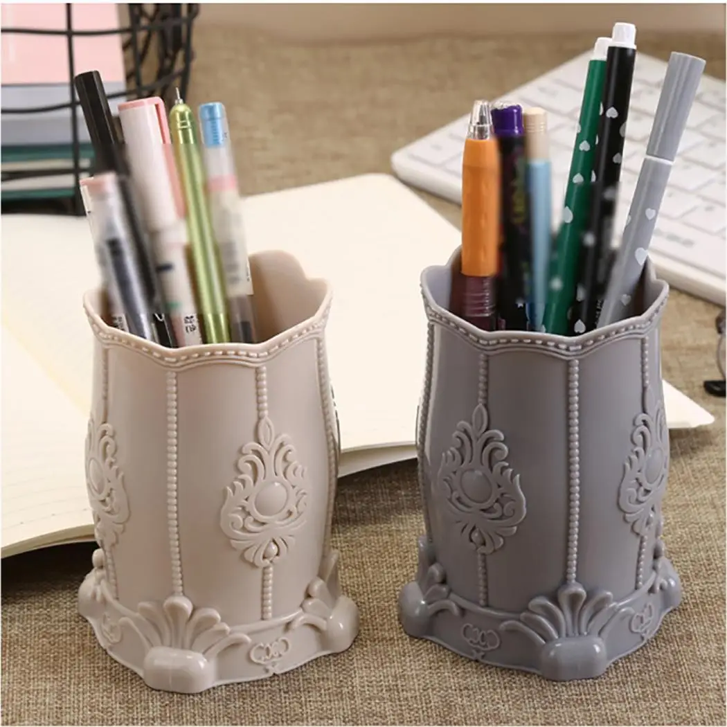 Multi-purpose Pen Holder Storage Box Office Home Pen, Cosmetic, etc Solid Home, Office, etc Desk Organizer