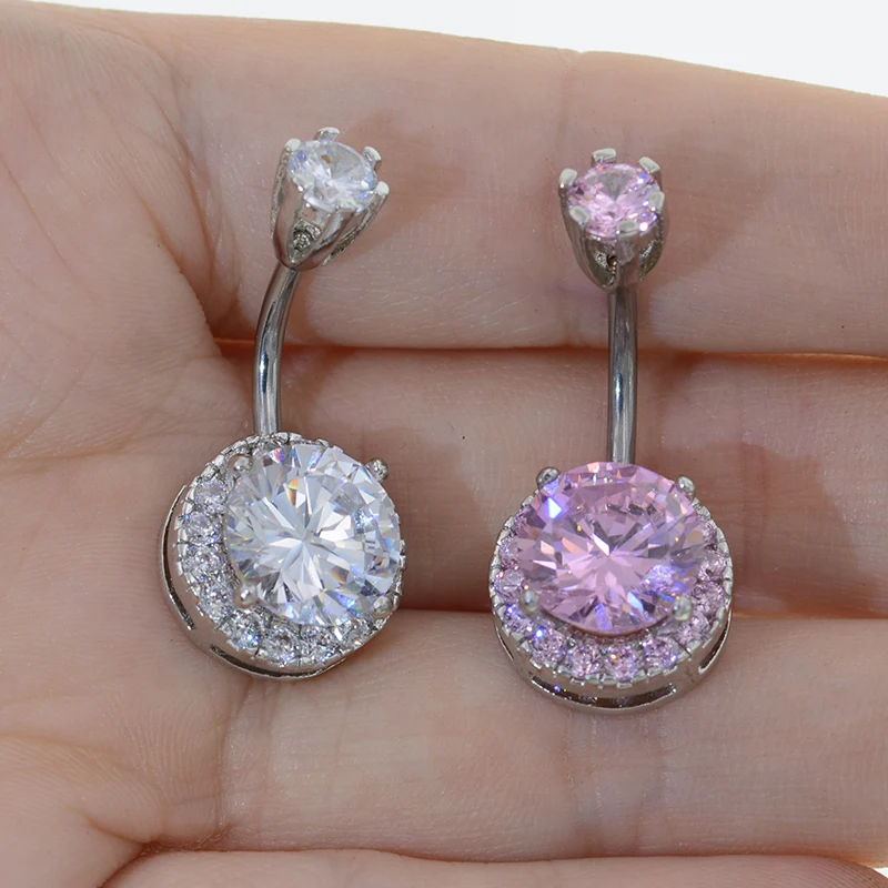 Серьга для живота с большим цирконием 1 шт. сексуальные украшения тела|Украшения