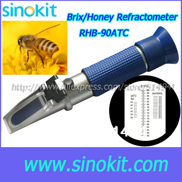 Бесплатная доставка портативный промо рефрактометр Brix Blue grip без калибровочного