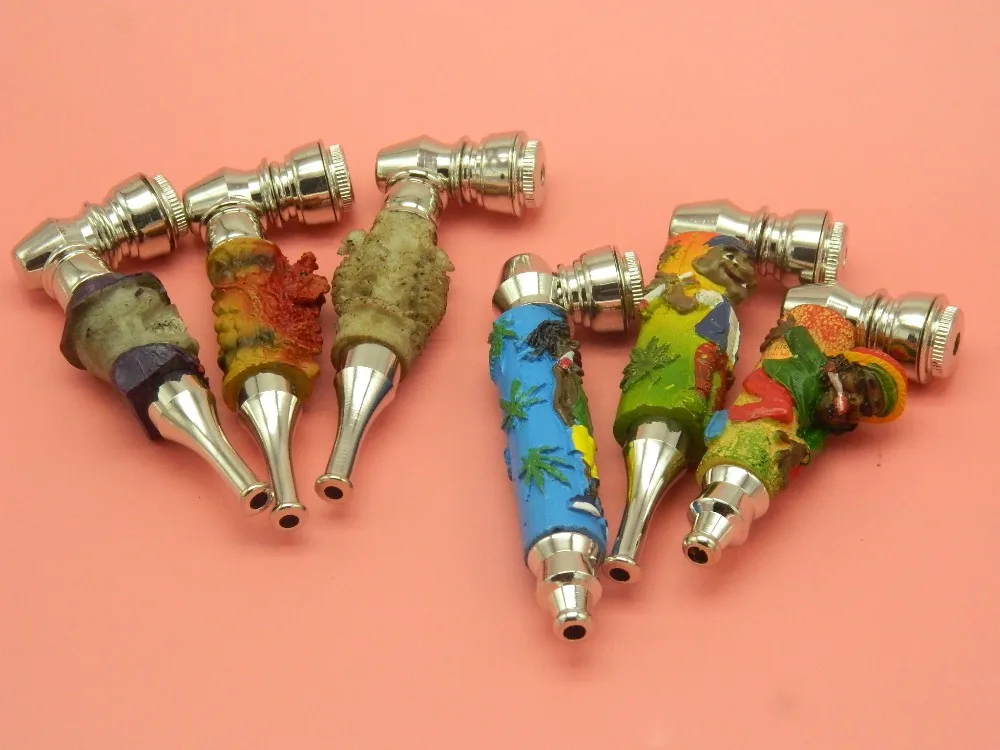 Табачные трубки аксессуары для курения из смолы и металла портативный травяной