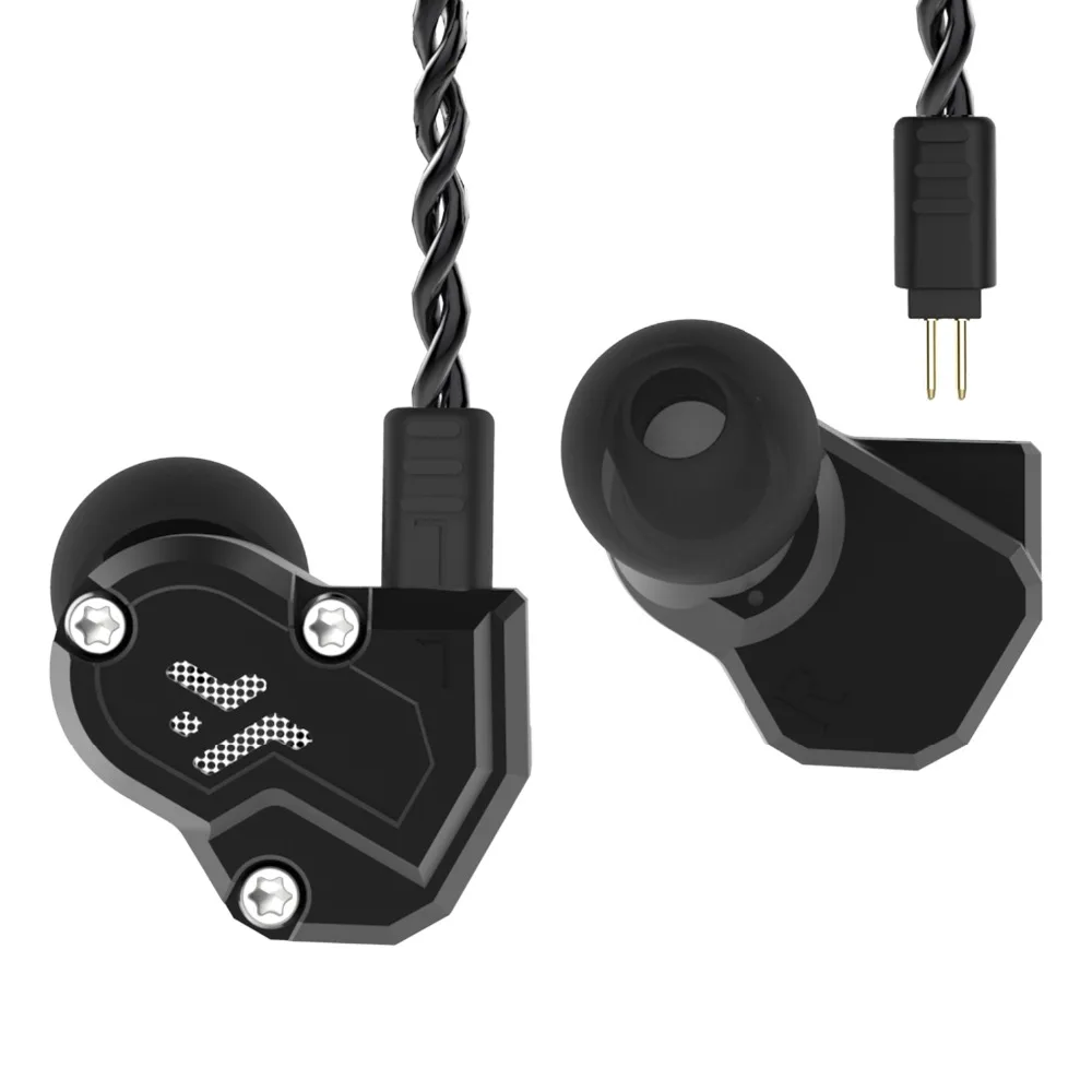 Revonext QT3S 2DD+2BA Hybrid Technology In Ear Earphone HIFI Balanced Headset for Runing Sport Earbud Upgrade Cable QT5 | Электроника