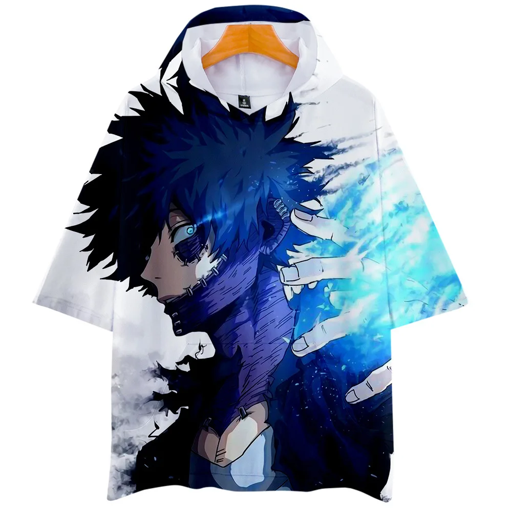 4XL 3d печать модные мужские и женские футболки с коротким рукавом капюшоном мой