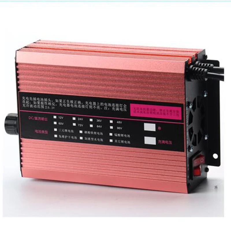48V 2- 12A Adjustable 58.4V Lifepo4 Charger 54.6v Lithium Li Ion 2A 4A 5A 6A 8A 10A Current LTO Smart |