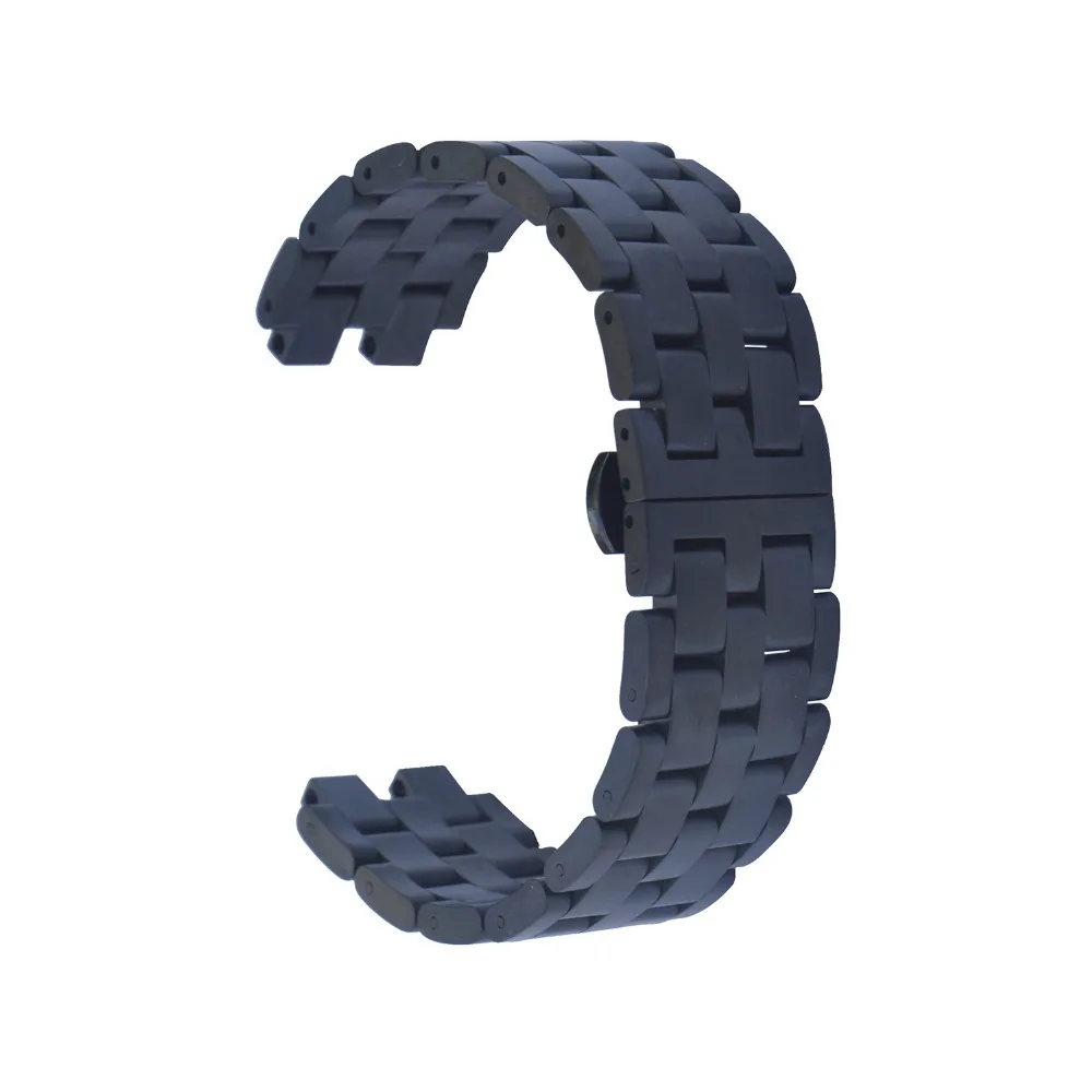 Дешево Браслет из нержавеющей стали с пряжкой-бабочкой, 22 мм