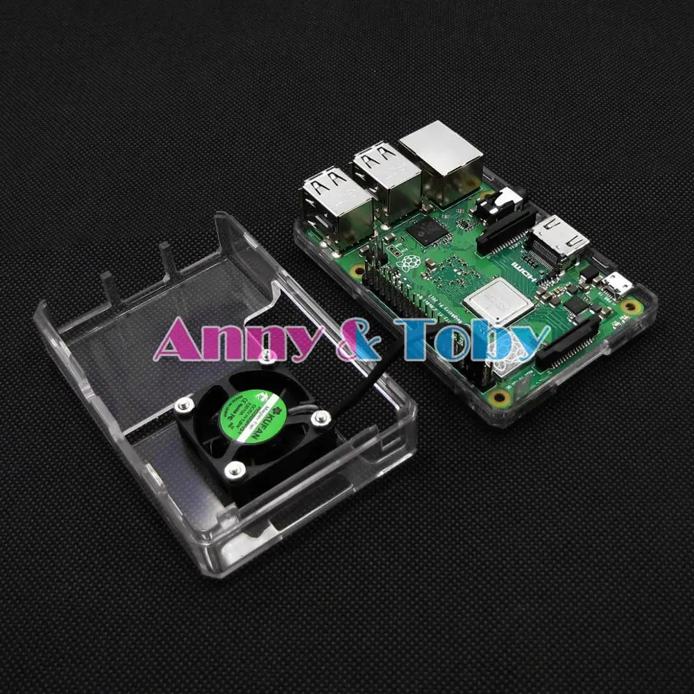 Модель B47: Raspberry PI 3B + plus B прозрачный синий корпус Корпус для 2 и | Компьютеры офис