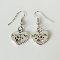 best friend cute pet dog most faithful friend dog accessories woman earrings gifts earrings