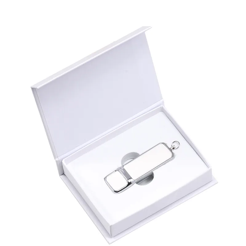 JASTE Высокое качество кожаный usb с коробкой usb 2,0 флеш-накопитель - Цвет: B