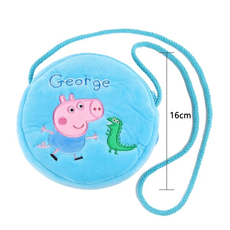 Подлинный Рюкзак Peppa Pig 16 см плюшевые рюкзаки детская плечевая сумка Goerge Pig Wallet детские плюшевые игрушки милая Подарочная игрушка