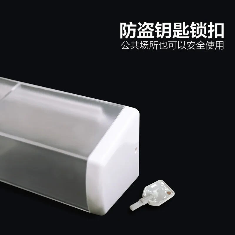 Настенный дозатор для мыла настенный с двойной головкой мытья рук и волос душ в