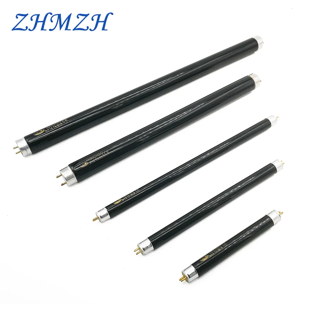 Ультрафиолетовая лампа-светильник T5 T8 BLB, ФЛУОРЕСЦЕНТНОЕ Обнаружение факторов УФ-излучения, обнаружение денег, проверка денег, фиолетовая светильник па, 4 Вт, 6 Вт, 8 Вт, 10 Вт, 15 Вт