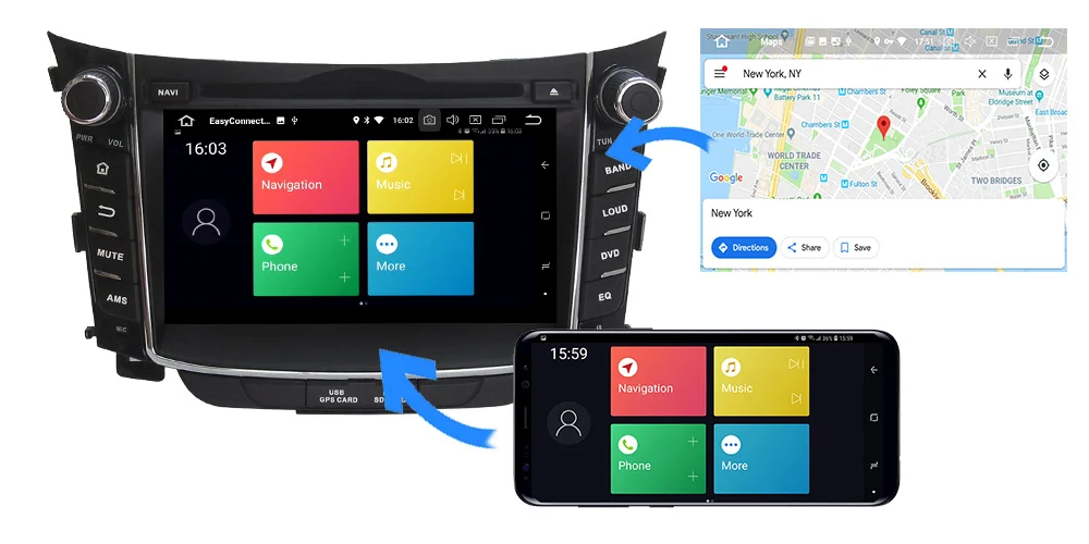 Belsee для hyundai i30 Android 9,0 автомобильный радиоприемник 4 Гб 64 Гб стерео двойной din головное устройство gps-навигация Авторадио DVD плеер СБ Navi