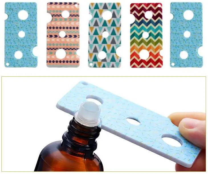 

Essential Oil Opener Key Corkscrew Tool Remover For Roller Balls & Caps Refillable Bottles Chic Floral Printed 10 Colors SN2082