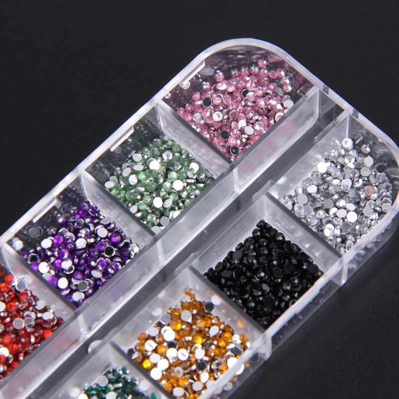 2800 3000 шт. дизайн ногтей Стразы Украшения для УФ гель акриловые системы 1 5 мм