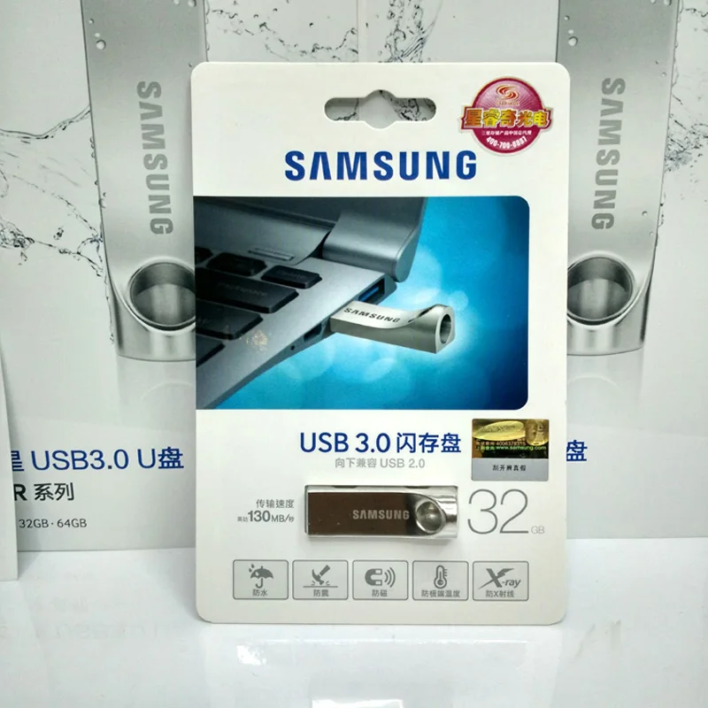 SAMSUNG USB флешка диск 32 г 64 128 3 0 Металл супер мини накопитель крошечные флешки Memory Stick