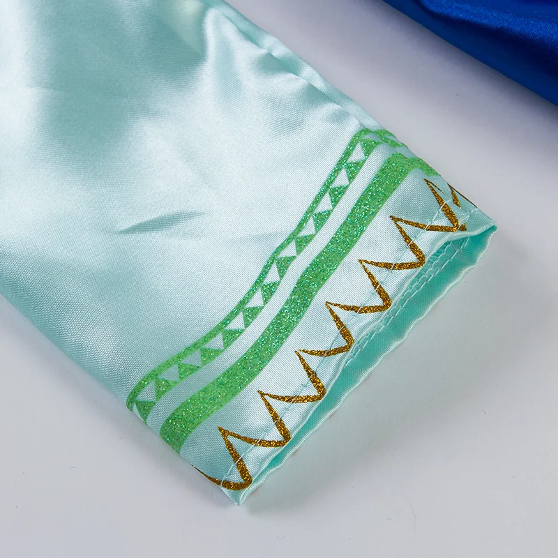 Горячая Распродажа! Deluxe принцессы для девочек маскарадный костюм Анны детей на