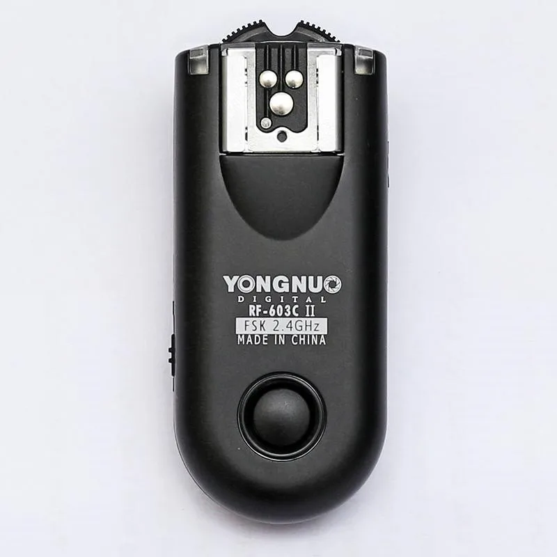 YONGNUO 2 шт. RF-603 II Вспышка триггера трансивер набор, спуск затвора для Canon Nikon Pentax DSLR камеры RF-603 II C1 C3 N1 N3
