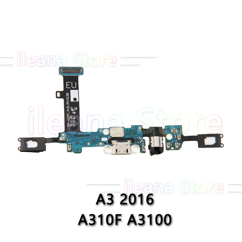 Usb разъем для зарядки микрофонная док-станция гибкий кабель для samsung Galaxy A3 A5 A7 A310 A510 A710 A310F A510F A710F